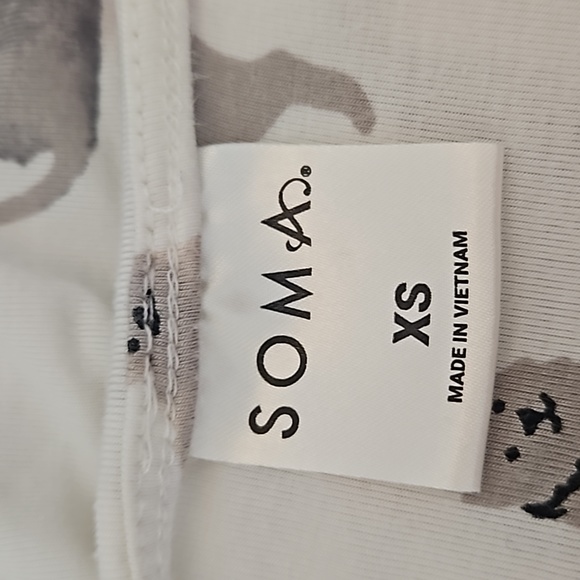 Soma | Women's Heart Balloons & Puppy Dogs V-Neckline Nightgown Sz XS - Picture 6 of 7